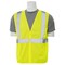 Deltaplus Safety Vest, Economy, Hi-Viz, Lime, 6X 61440 - alternate 1